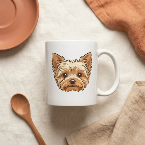 Custom Pet Portrait Mug - PawWorn