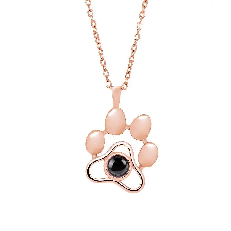 Secret Pet Photo Projection Necklace