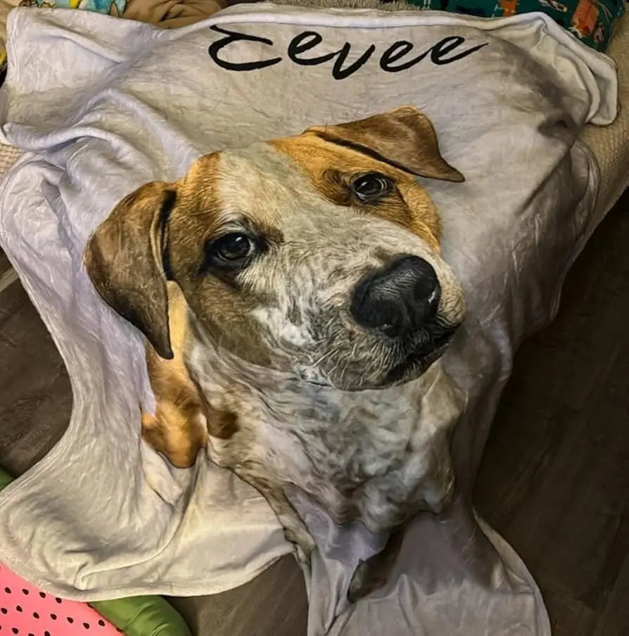 Heirloom Pet Portrait Blanket