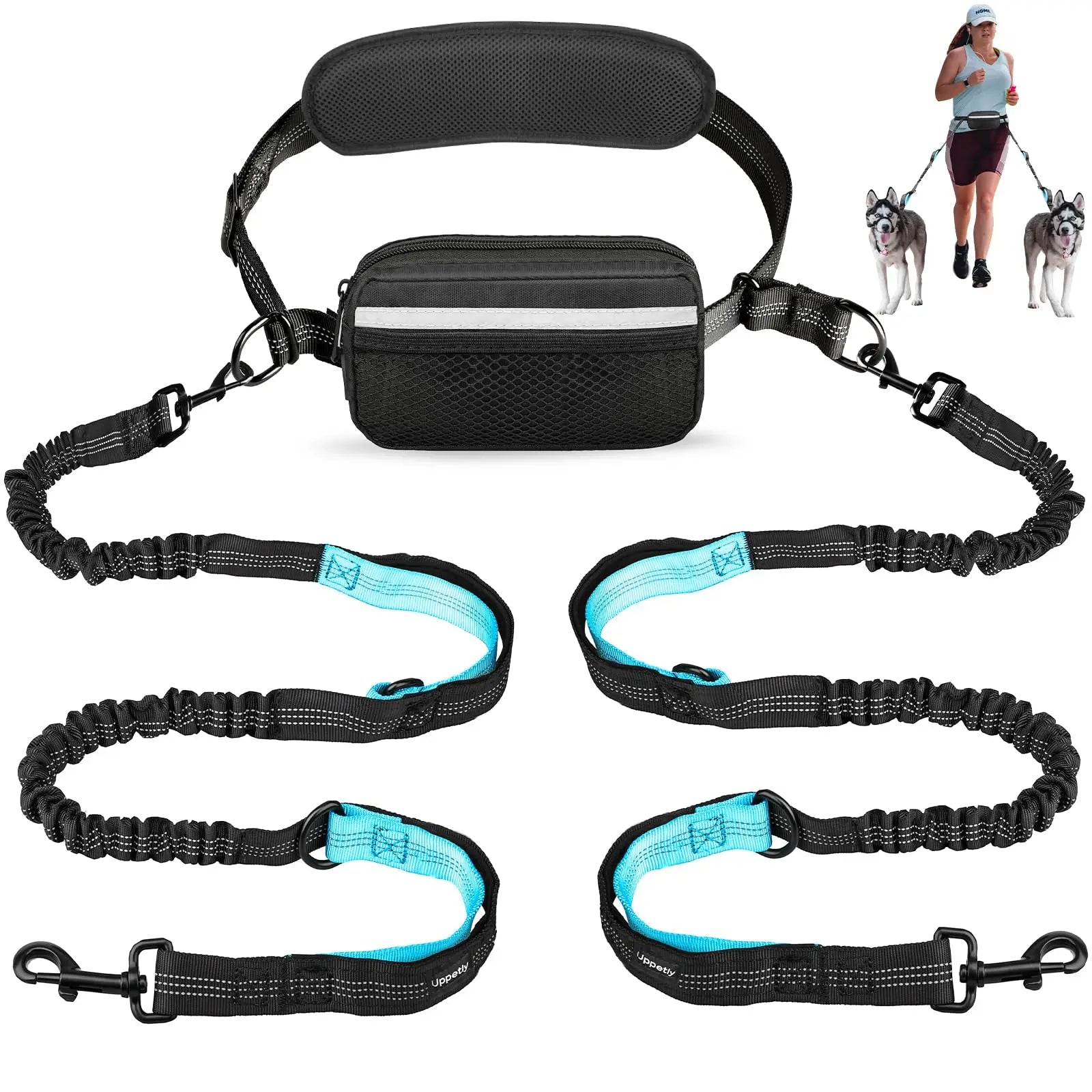 Explorer Hands-Free Adventure Leash (with Utility Pouch)