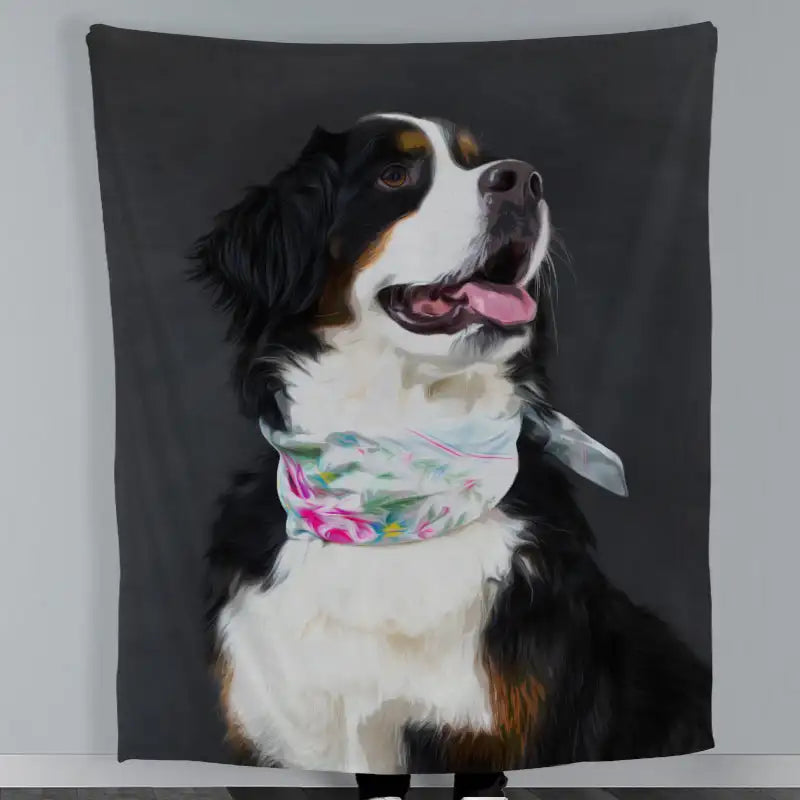 Heirloom Pet Portrait Blanket