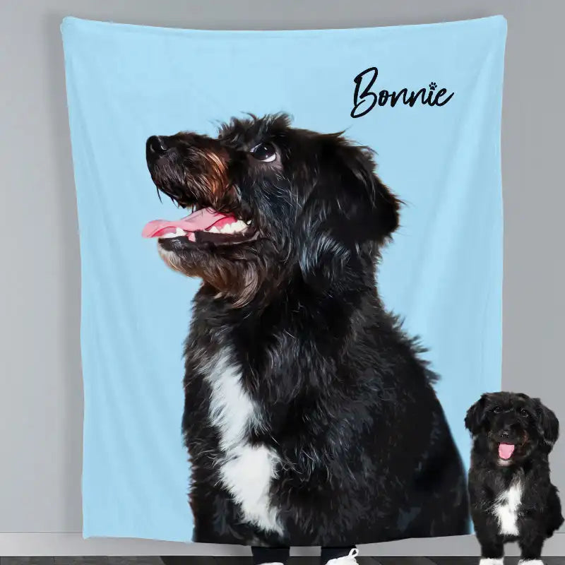 Heirloom Pet Portrait Blanket