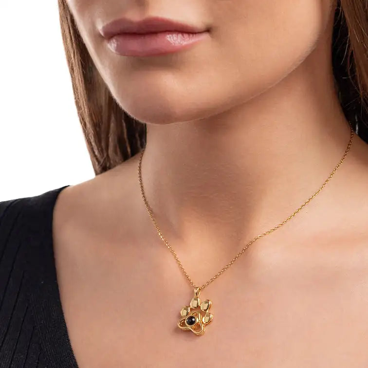 Secret Pet Photo Projection Necklace