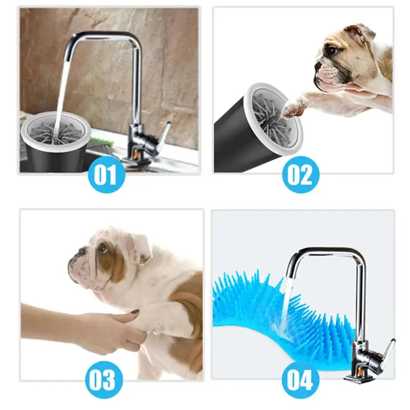 Pro-Clean Electric Pet Paw Washer (USB Rechargeable)